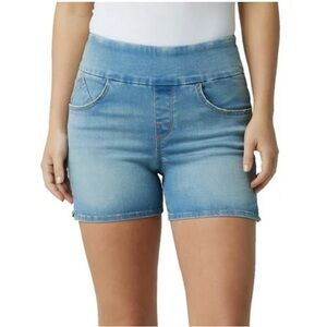 Rock & Republic Light Blue Denim High-Waist Jean Shorts